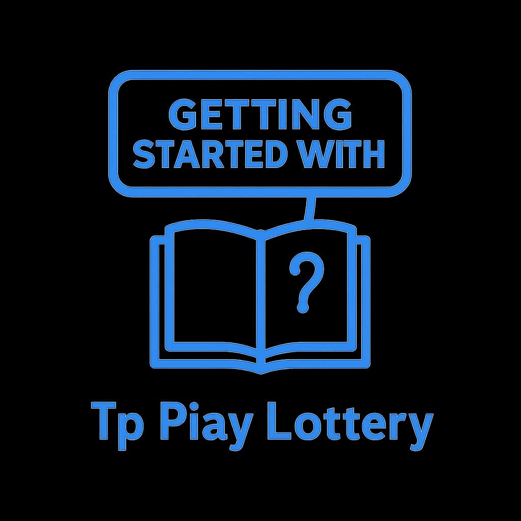A badge representing Getting Started with Tp Play Lottery.