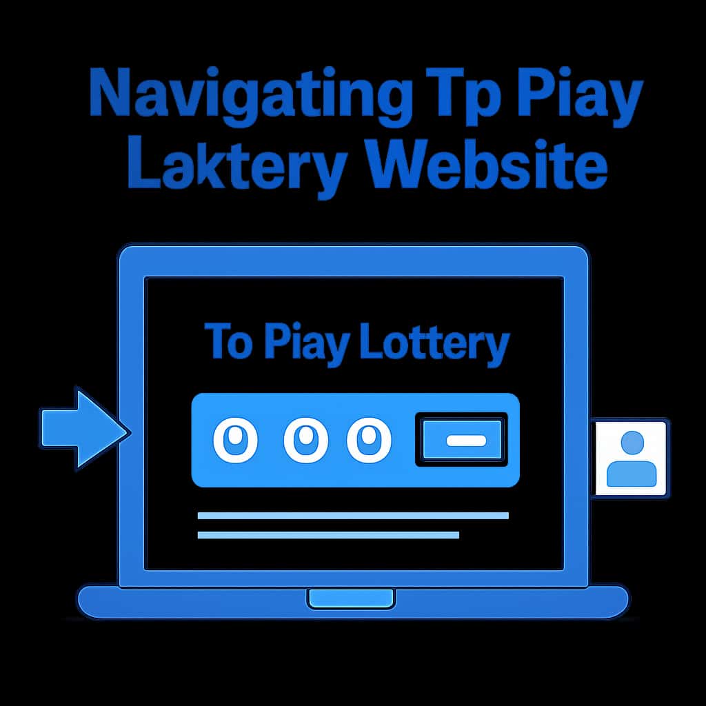 Educational diagram related to navigating the Tp Play Lottery website.