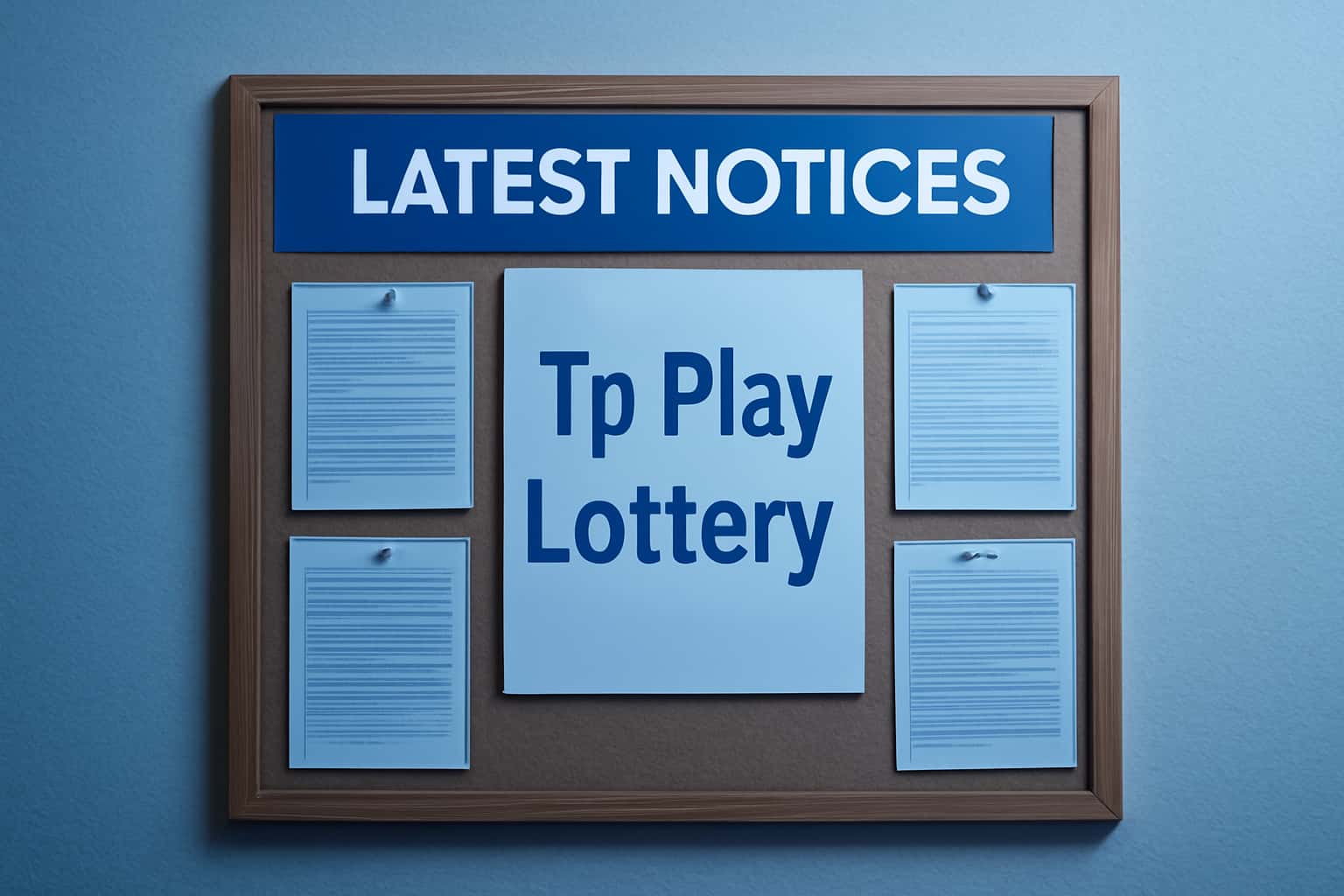 Visual representation of the Latest Tp Play Lottery Notices.