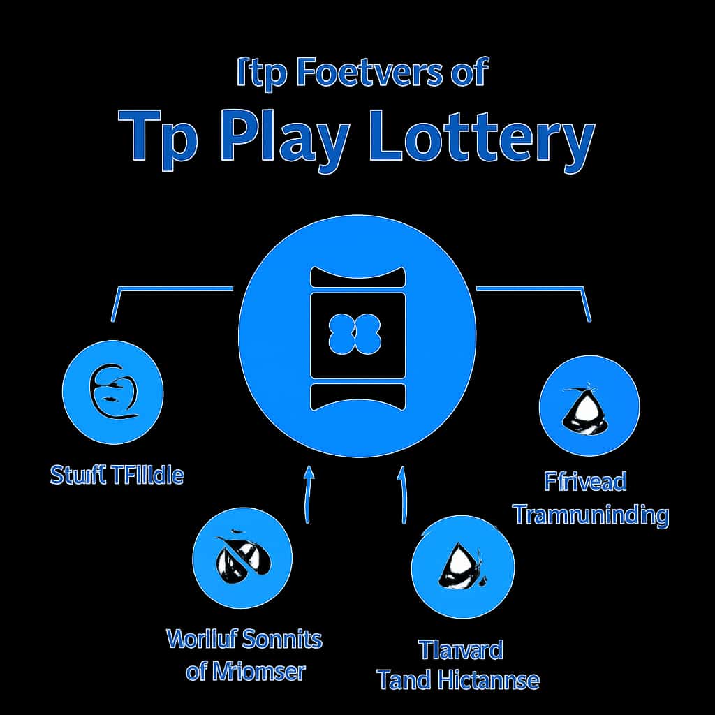 Illustration highlighting the primary features of Tp Play Lottery.