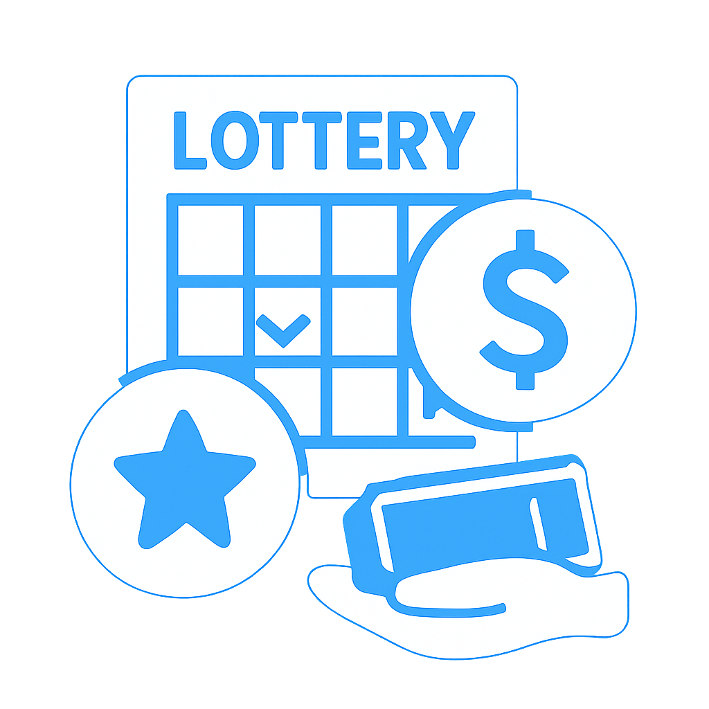 A badge representing Getting Started with Tp Play Lottery.