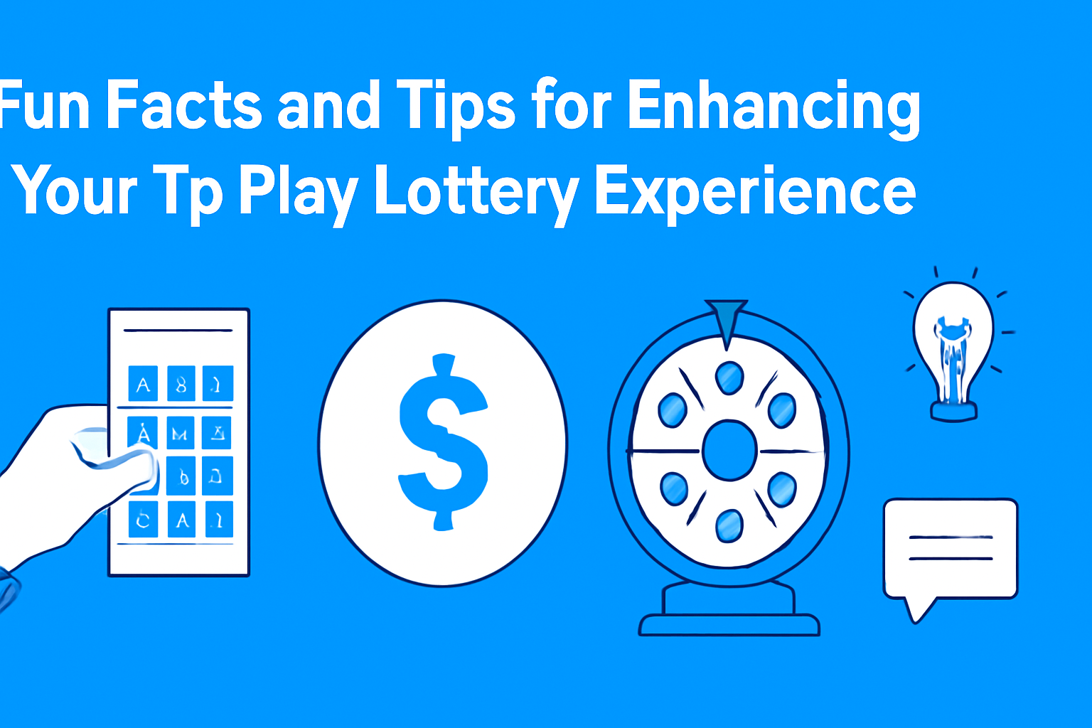 A futuristic depiction showcasing the latest updates on the Tp Play Lottery with clear text.