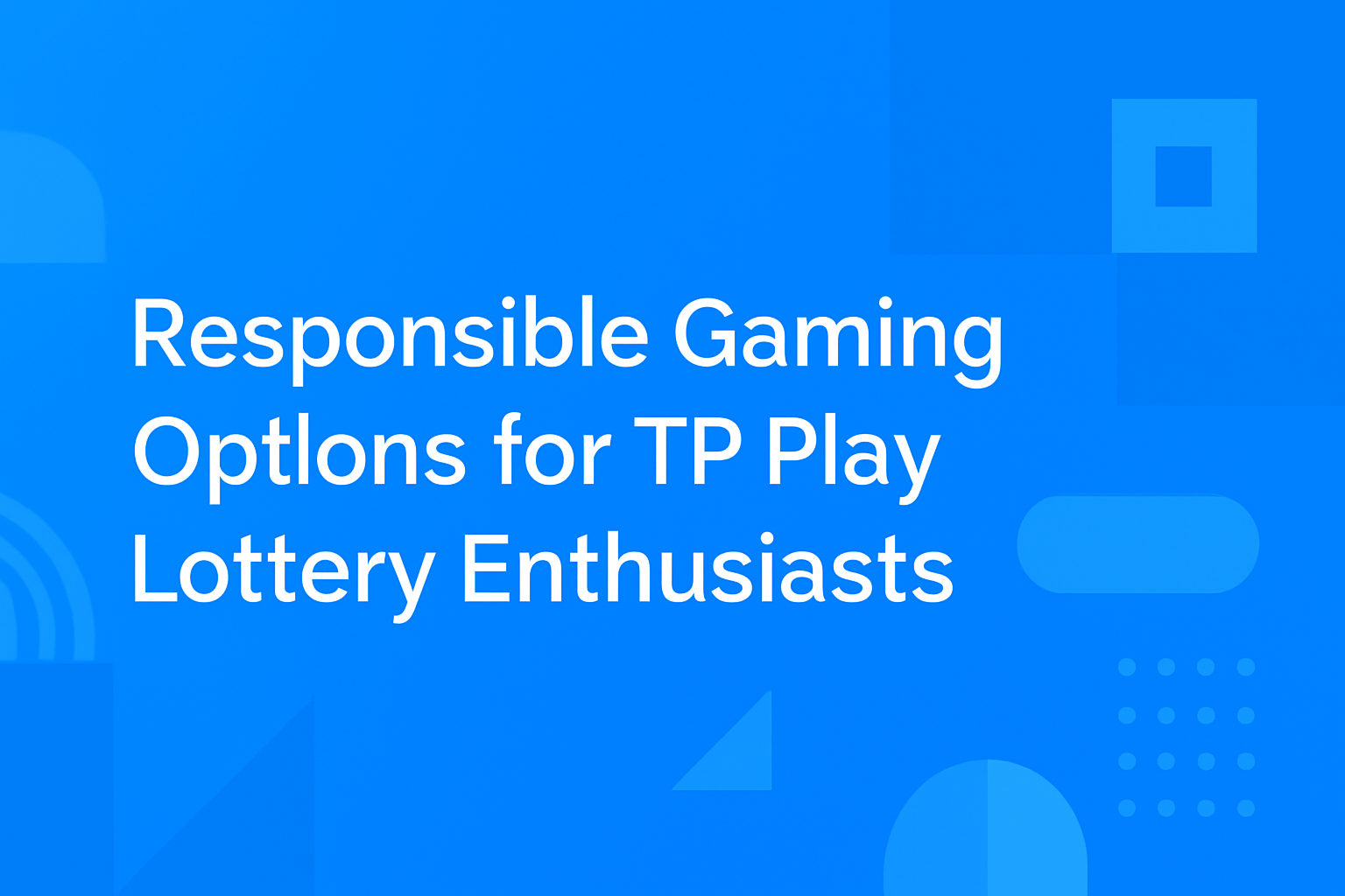 An informative illustration focused on maximizing the Tp Play Lottery experience, highlighting app features.