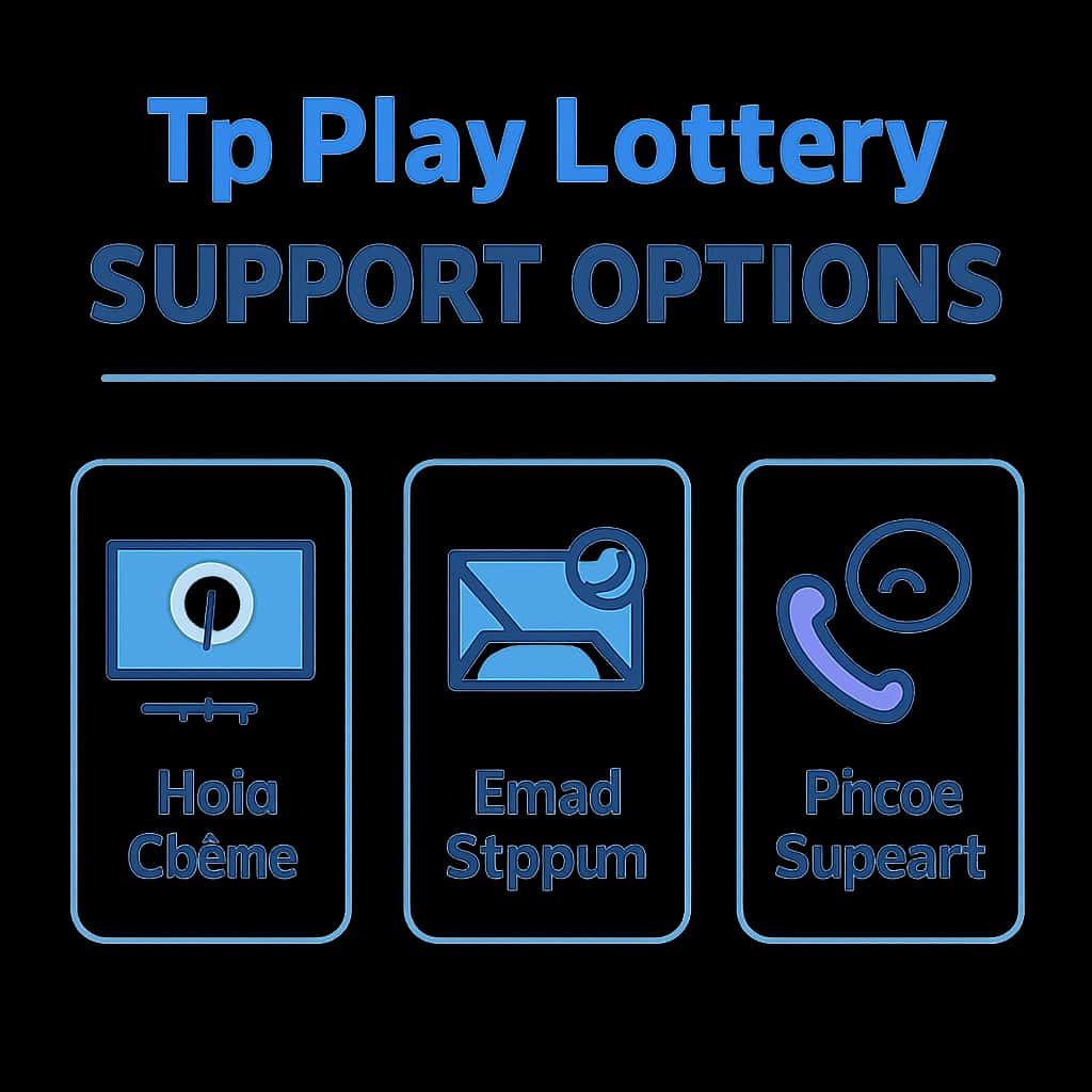 Illustration related to Tp Play Lottery support services.