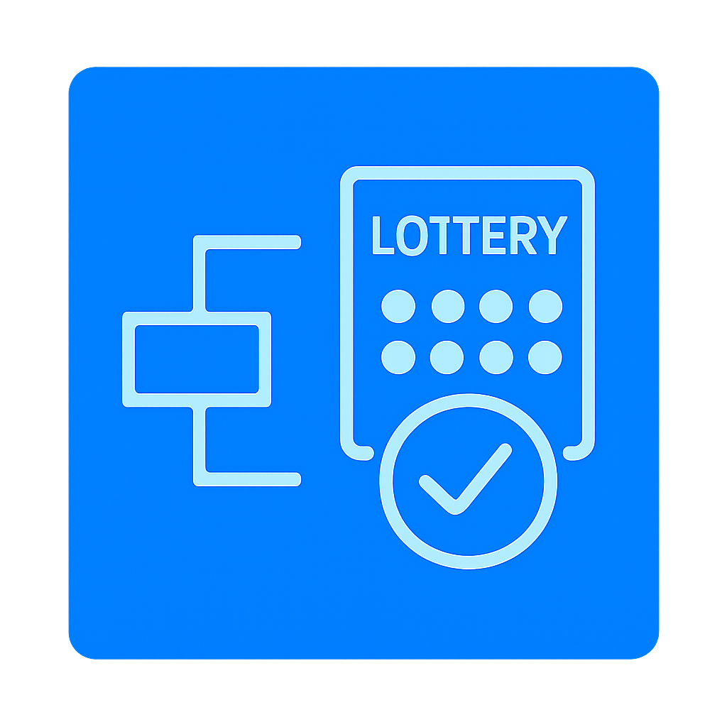 A badge representing Getting Started with Tp Play Lottery.