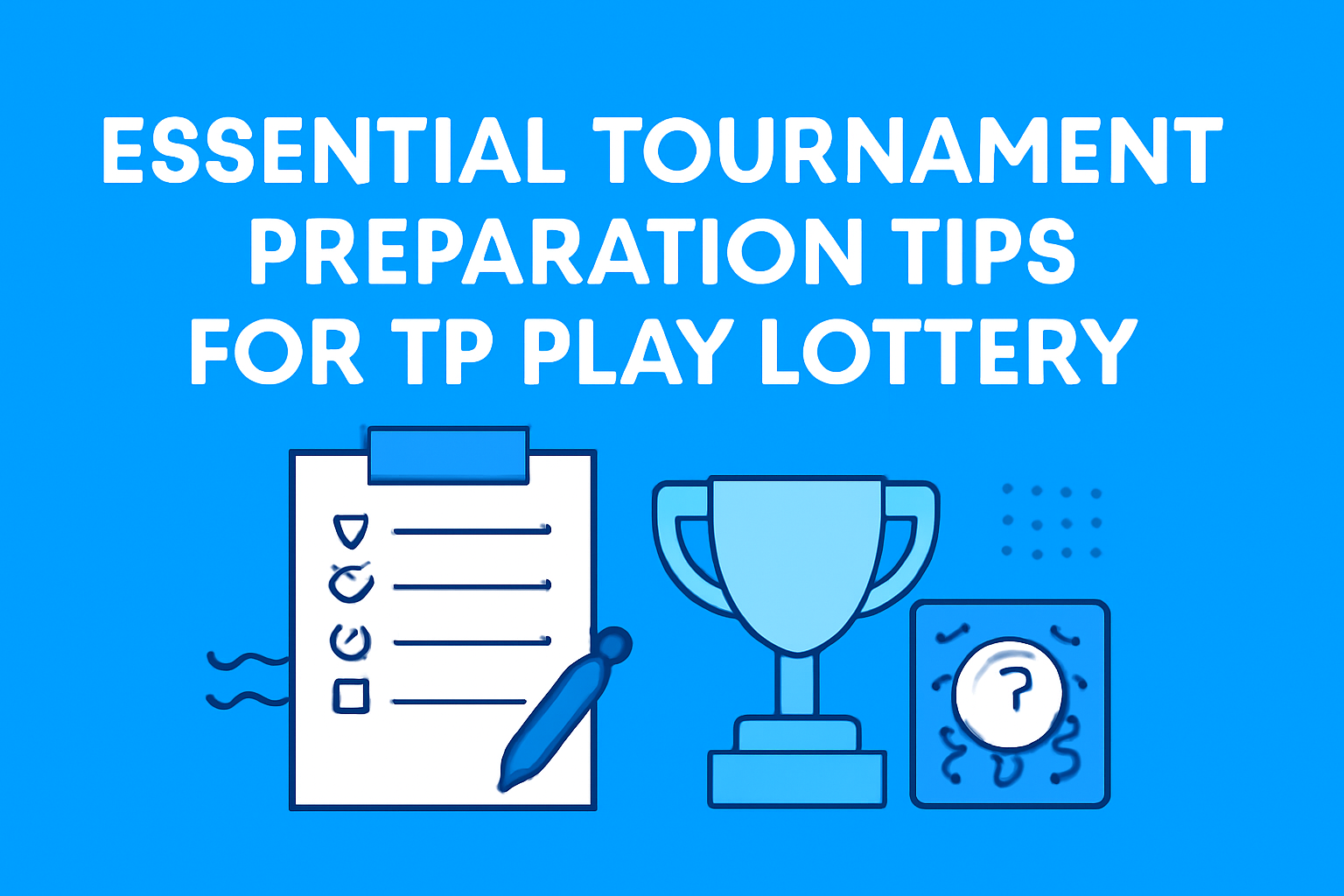 A futuristic depiction showcasing the latest updates on the Tp Play Lottery with clear text.