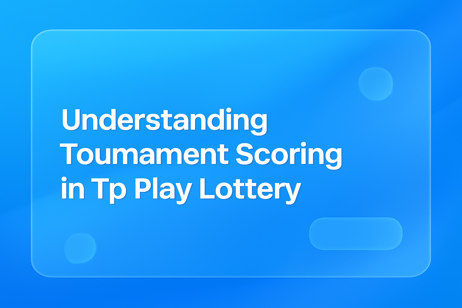 A futuristic depiction showcasing the latest updates on the Tp Play Lottery with clear text.