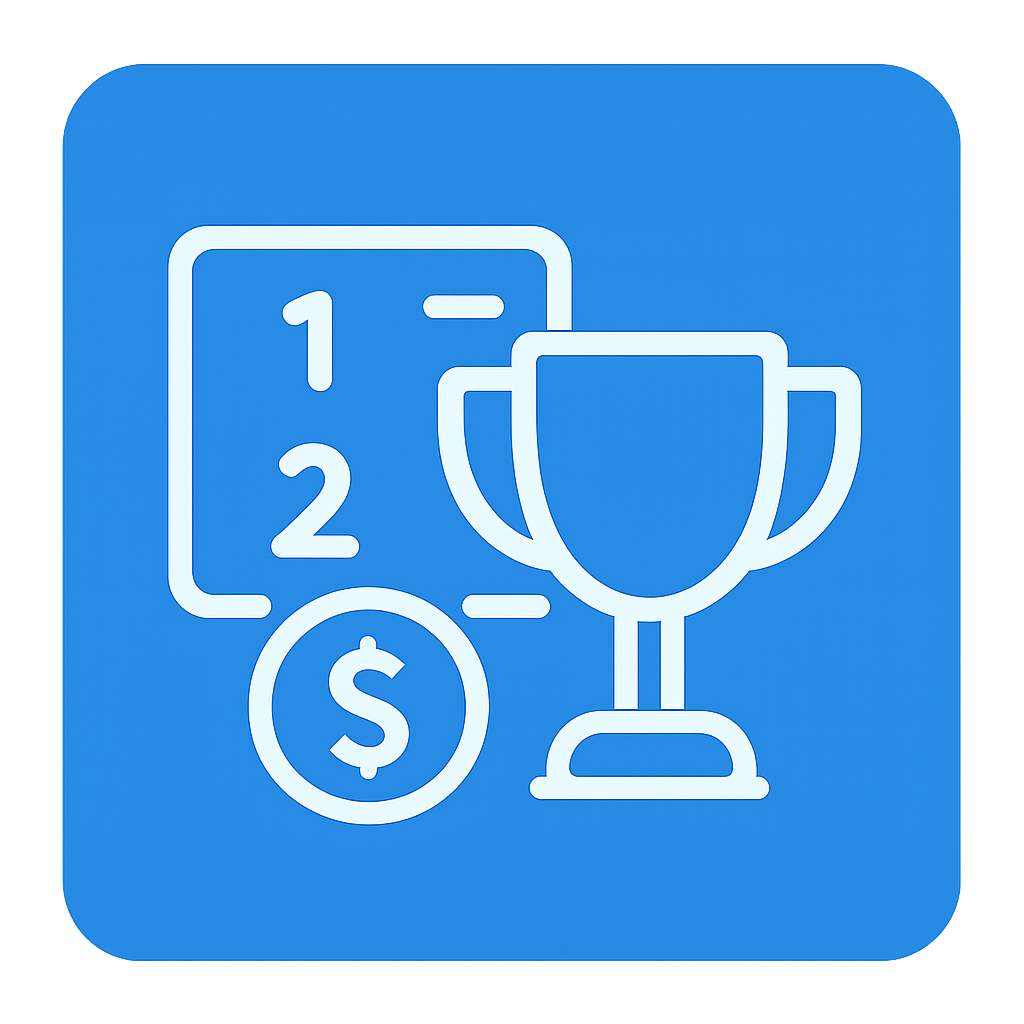 Icon representing Tp Play Lottery Support Options.