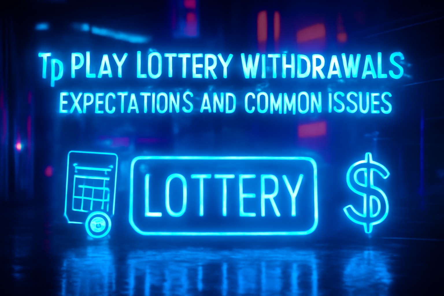 Informational scene depicting navigation on the Tp Play Lottery website with clear text.